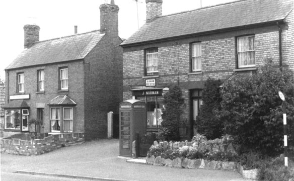 The Hill<br>Butcher and<br>Post Office 1966